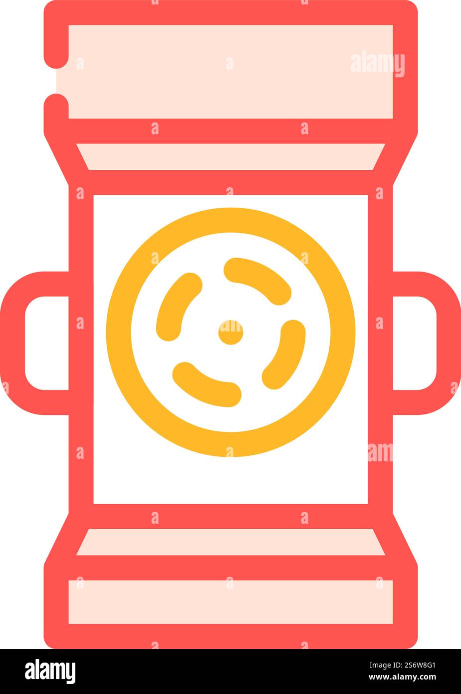 tappetino per il vettore dell'icona del colore della ram. tappetino per il cartello del pistone. illustrazione del simbolo isolato. tappetino per l'illustrazione vettoriale dell'icona del colore del pistone Illustrazione Vettoriale