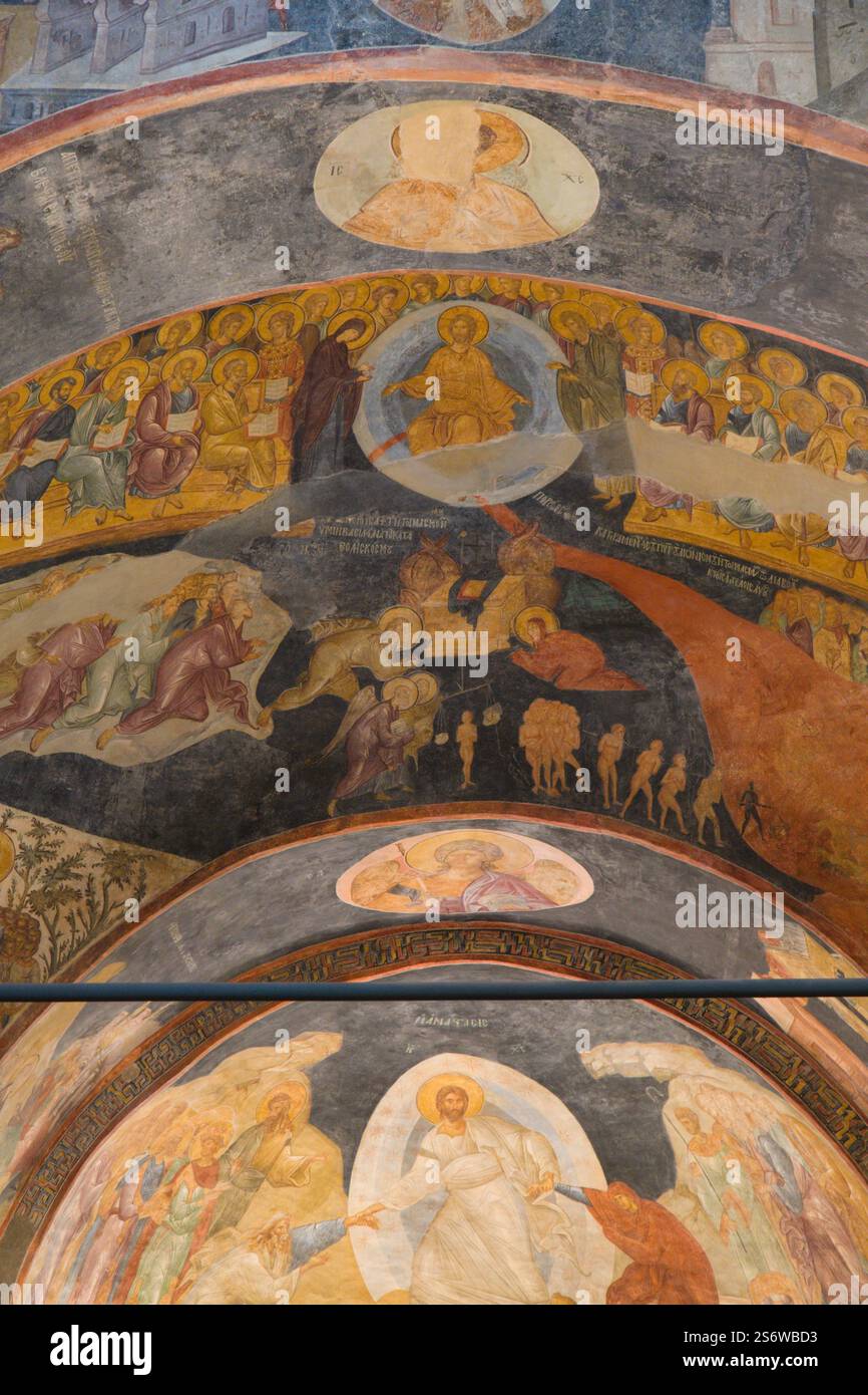 Istanbul, , Turchia, Chiesa di Chora, affreschi, Moschea di Kariye, viaggi, Europa, monumento, mosaici, interni, punti di riferimento, storici Foto Stock
