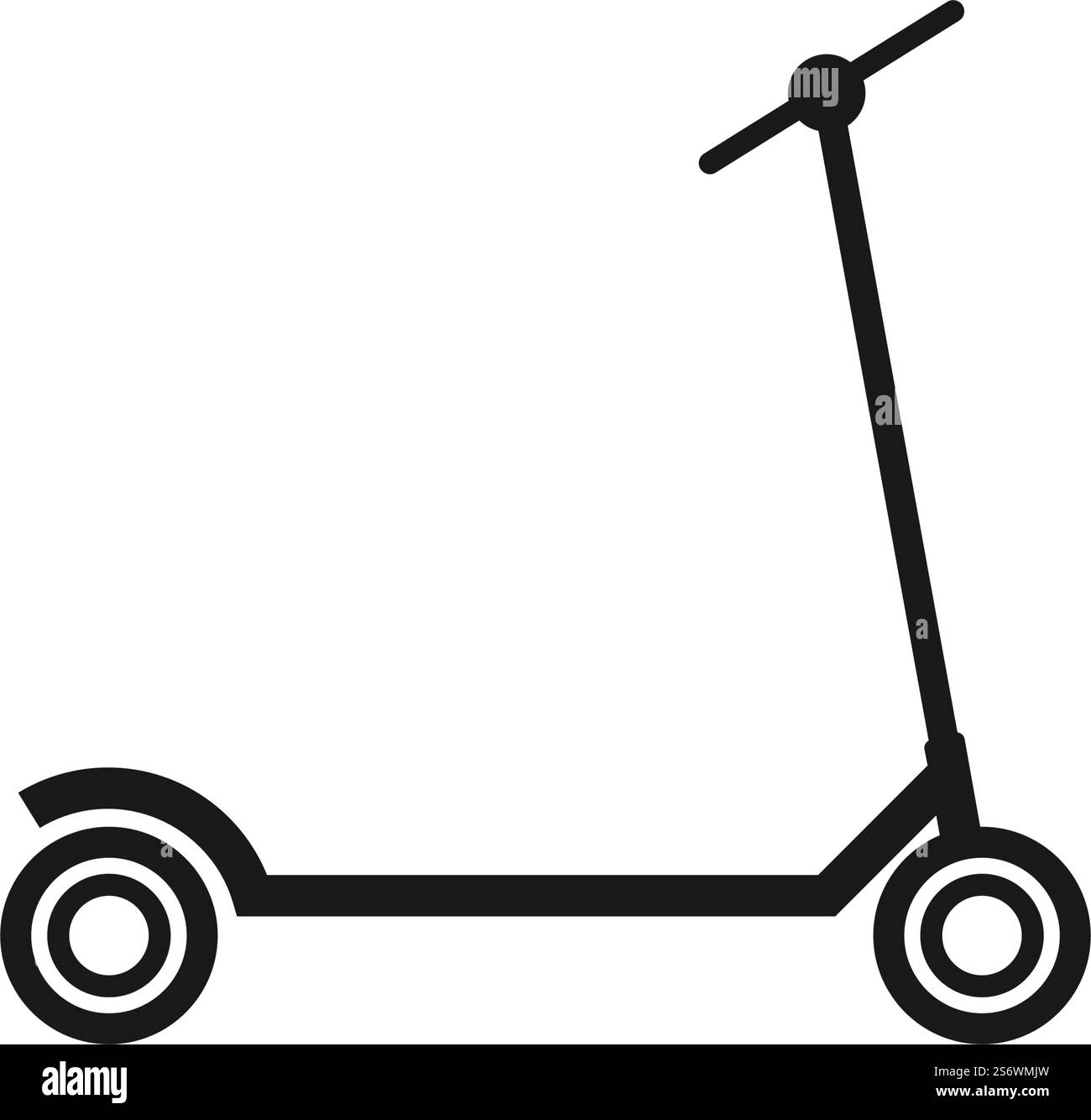 Icona scooter design piatto eps 10 Illustrazione Vettoriale