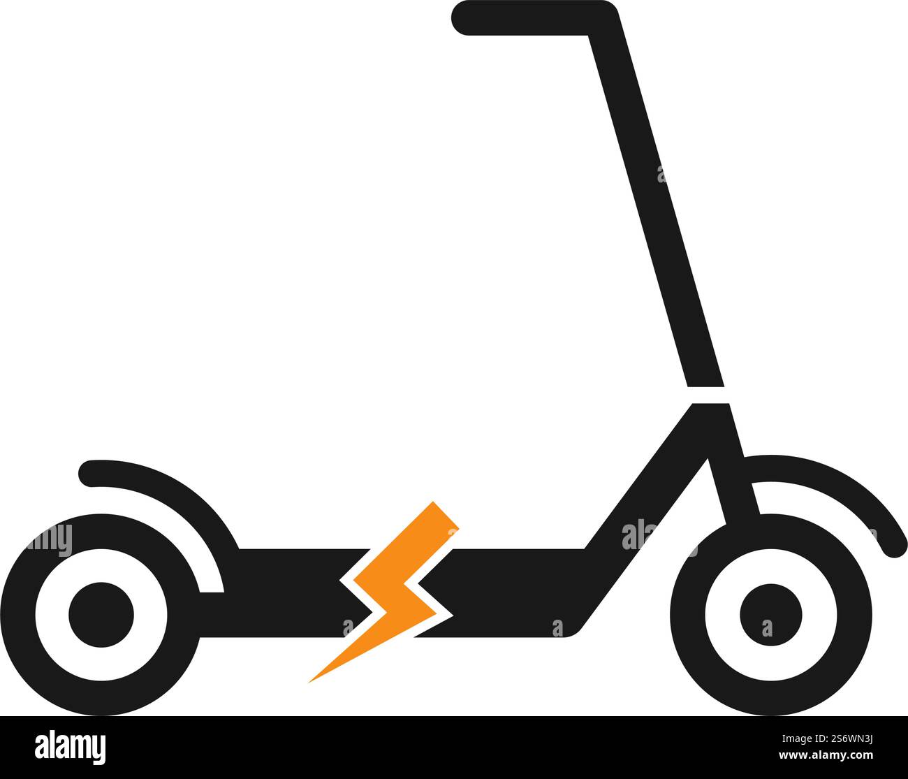 Icona scooter design piatto eps 10 Illustrazione Vettoriale