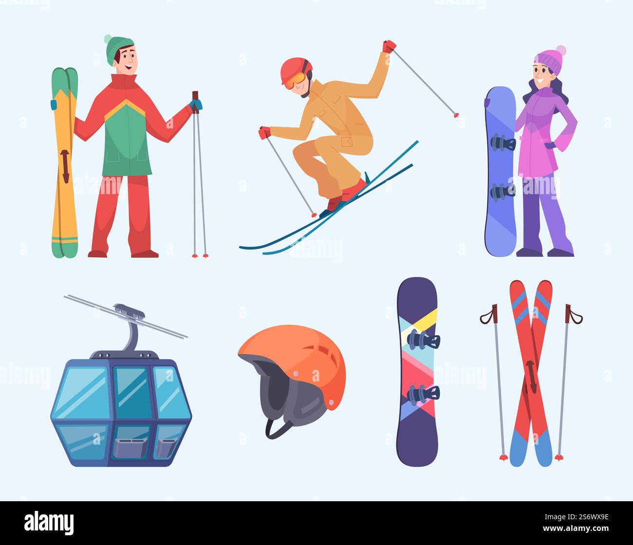 Stazione sciistica. Sci invernale paesaggio montano villaggio vacanze per viaggiatori alpi sentieri esatta vettoriali illustrazioni pianeggianti ambientate isolate. Sci di montagna, località invernale e vacanza. Stazione sciistica. Sci invernale paesaggio montano villaggio vacanze per viaggiatori alpi sentieri esatta vettoriali illustrazioni pianeggianti ambientate isolate Illustrazione Vettoriale