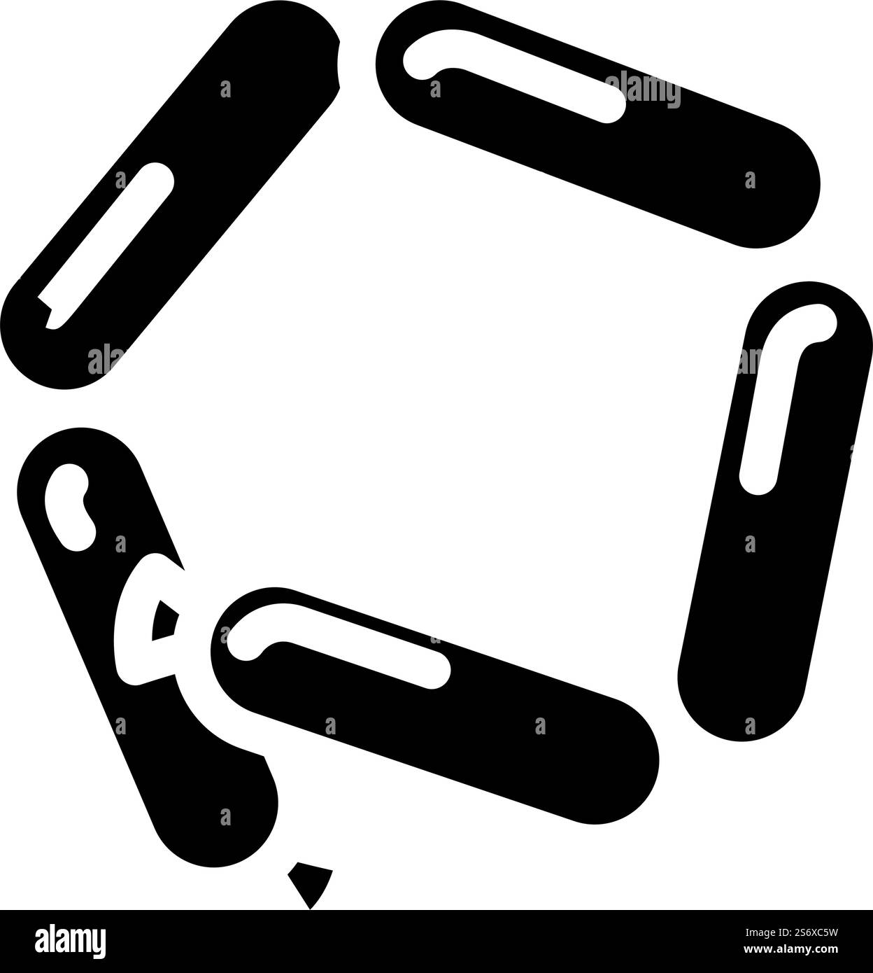 vettore icona glifo nutrizionale salsicce. segno nutrizionale salsicce. illustrazione nera del simbolo del contorno isolato. illustrazione vettoriale icona glifo nutrizionale salsicce Illustrazione Vettoriale