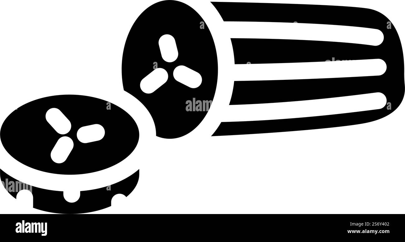 un vettore dell'icona del glifo di cetriolo intero. un segno di cetriolo intero. illustrazione del simbolo isolato. illustrazione vettoriale dell'icona del glifo del cetriolo intero Illustrazione Vettoriale