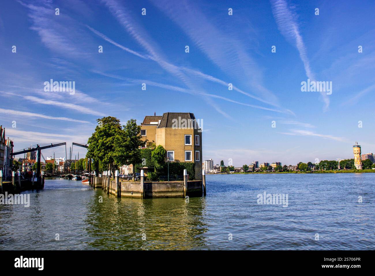 Dordrecht Wolwevershaven Old Mouse Foto Stock