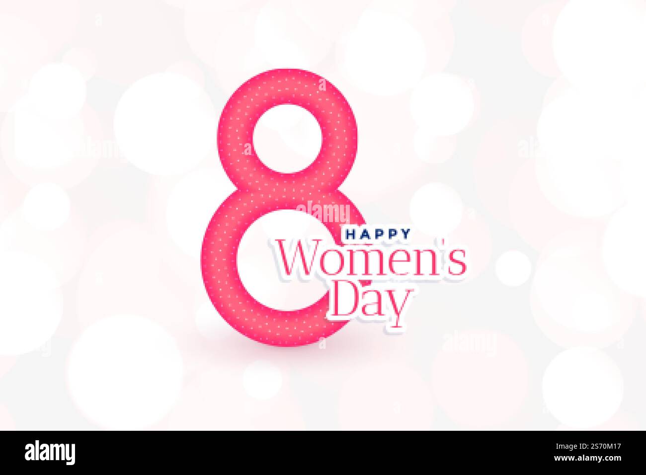 8th marzo internazionale happy womens sfondo giorno Illustrazione Vettoriale