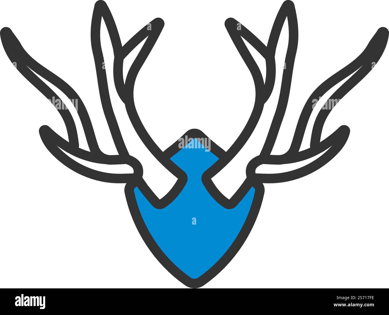 Icona di cervo’s Antlers. Contorno grassetto modificabile con disegno riempimento colore. Illustrazione vettoriale. Illustrazione Vettoriale Icona di cervo’s Antlers. Contorno grassetto modificabile con disegno riempimento colore. Illustrazione vettoriale. Illustrazione Vettoriale