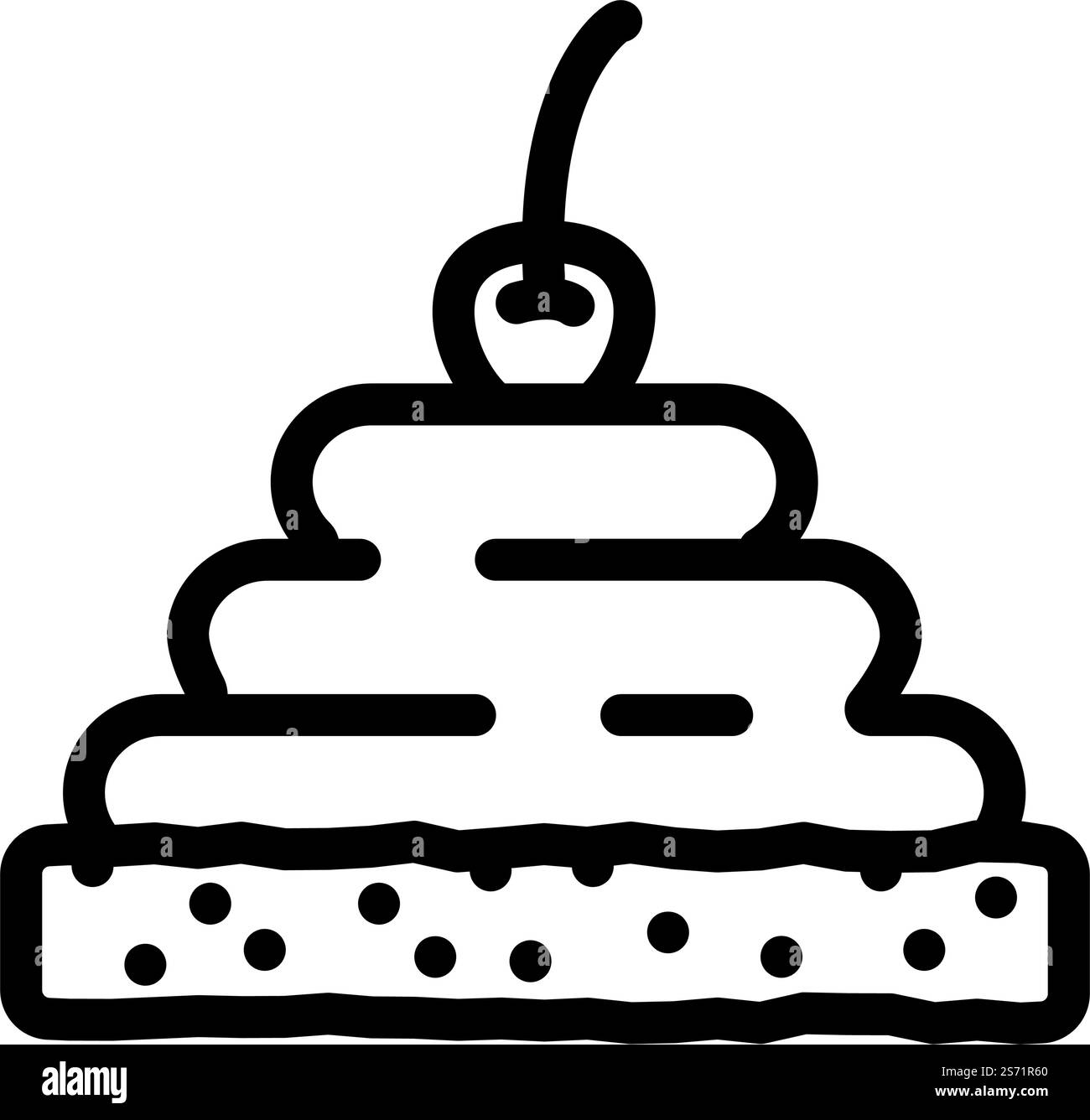 icona vettoriale della linea di prodotti a base di latte e formaggio cremoso. cartello prodotto crema di formaggio. illustrazione nera del simbolo del contorno isolato. illustrazione vettoriale dell'icona della linea di prodotti a base di formaggio spalmabile Illustrazione Vettoriale