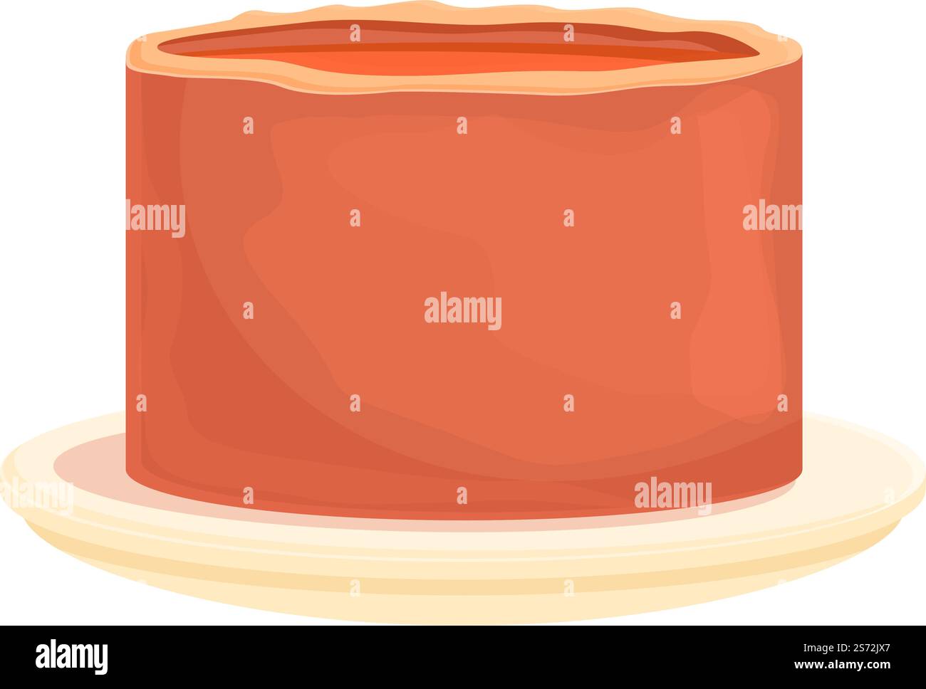 Vettore cartoni animati icona torta rumena. Bandiera della Romania. Grande unione. Vettore cartoni animati icona torta rumena. Bandiera della Romania Illustrazione Vettoriale