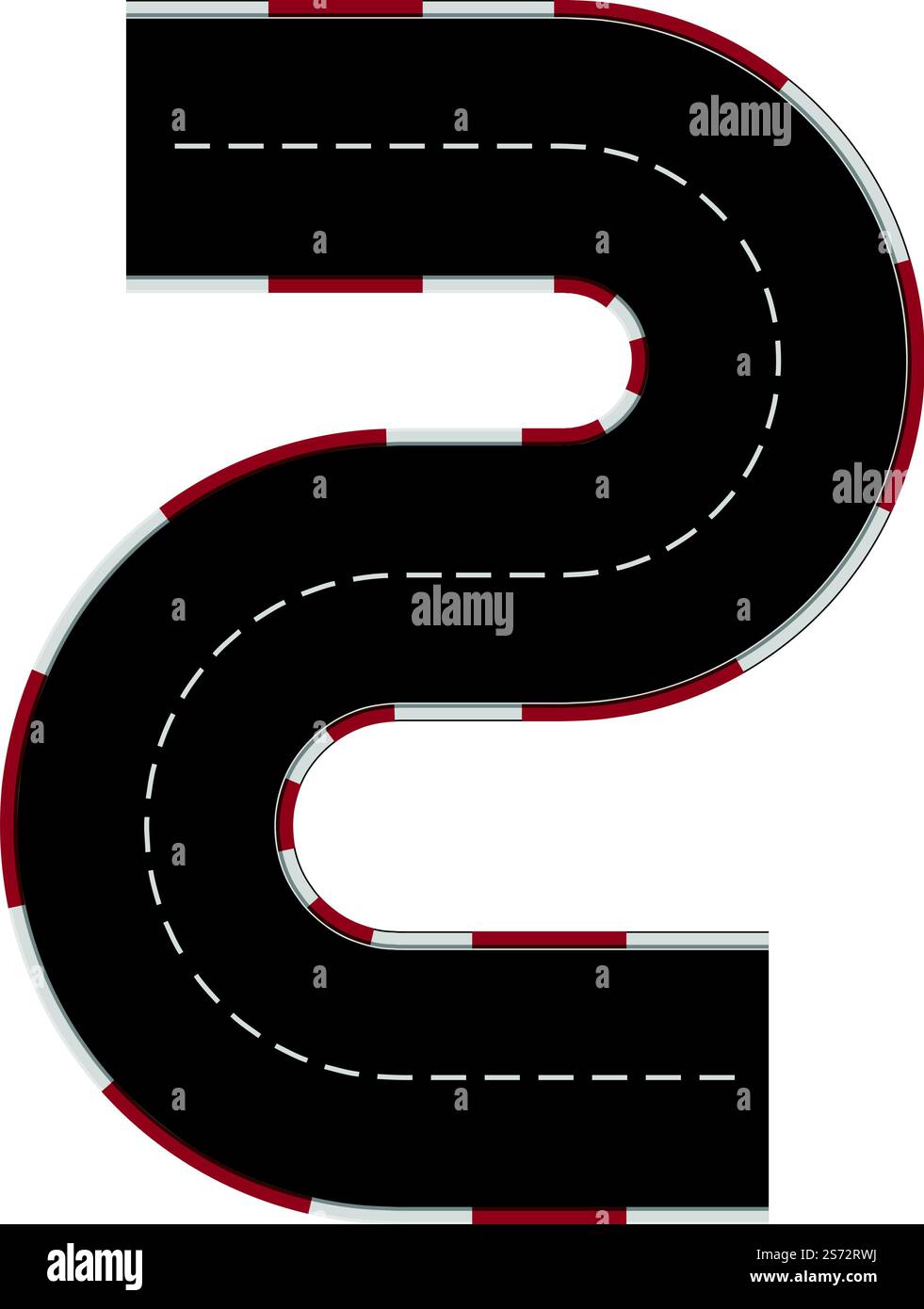Vettore cartoni animati icona circuito circolare. Gara automobilistica. Formula stradale. Vettore cartoni animati icona circuito circolare. Gara automobilistica Illustrazione Vettoriale