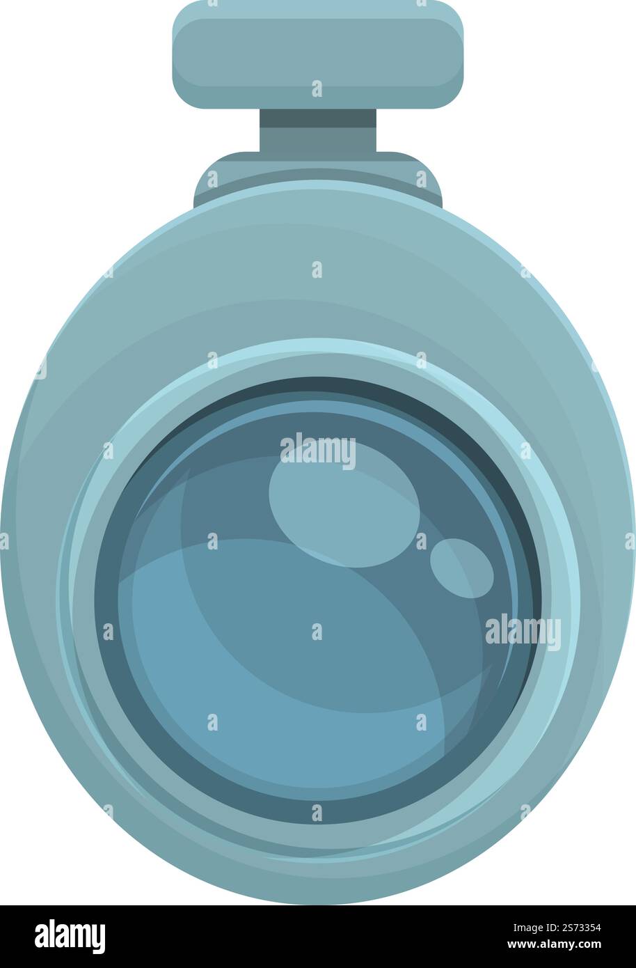 Icona della dashcam delle prove vettore del cartone animato. Videoregistratore. Telecamera di guida. Icona della dashcam delle prove vettore del cartone animato. Videoregistratore Illustrazione Vettoriale