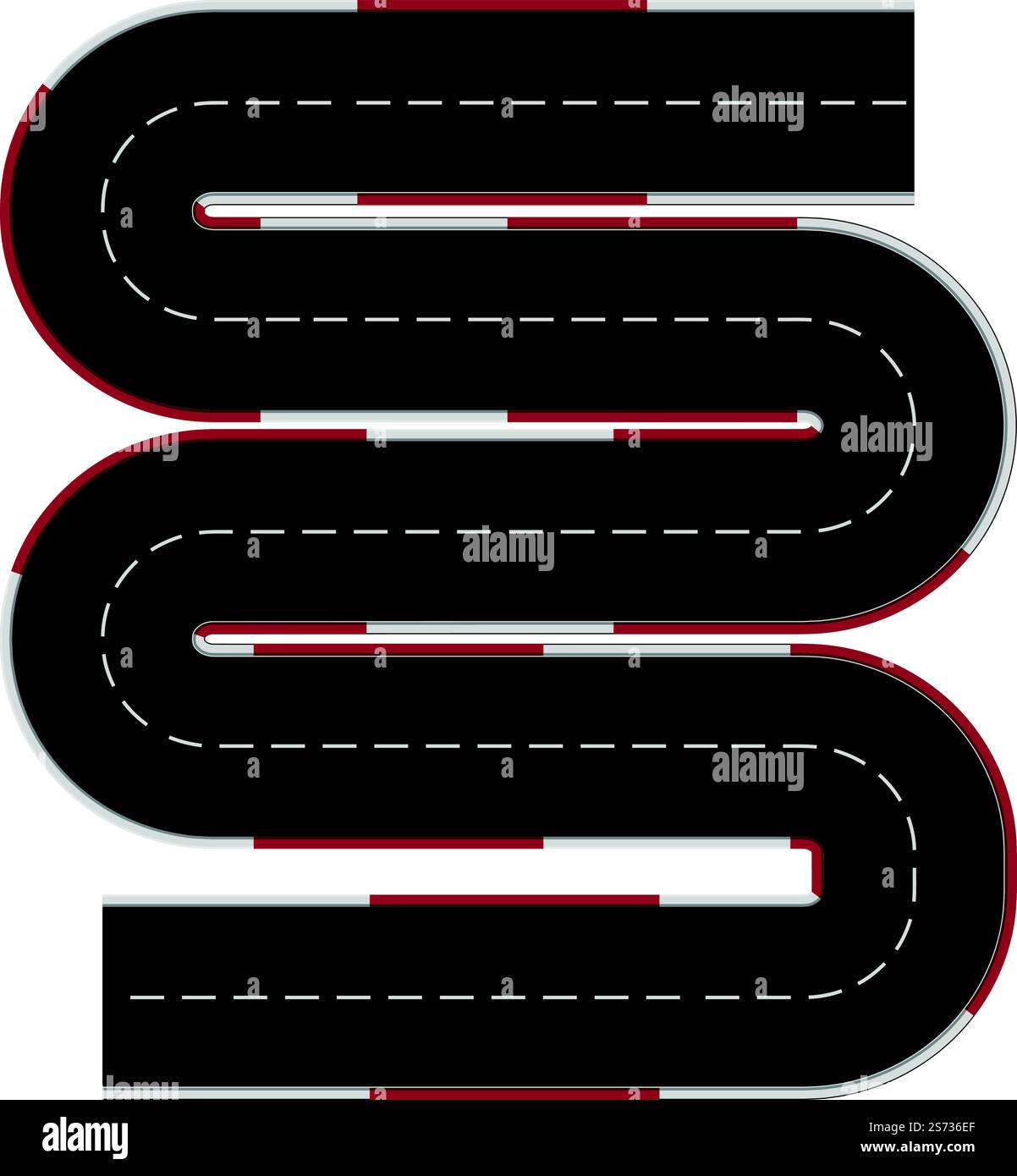 Vettore cartoni animati con icona Top Racetrack. Gara automobilistica. Formula stradale. Vettore cartoni animati con icona Top Racetrack. Gara automobilistica Illustrazione Vettoriale