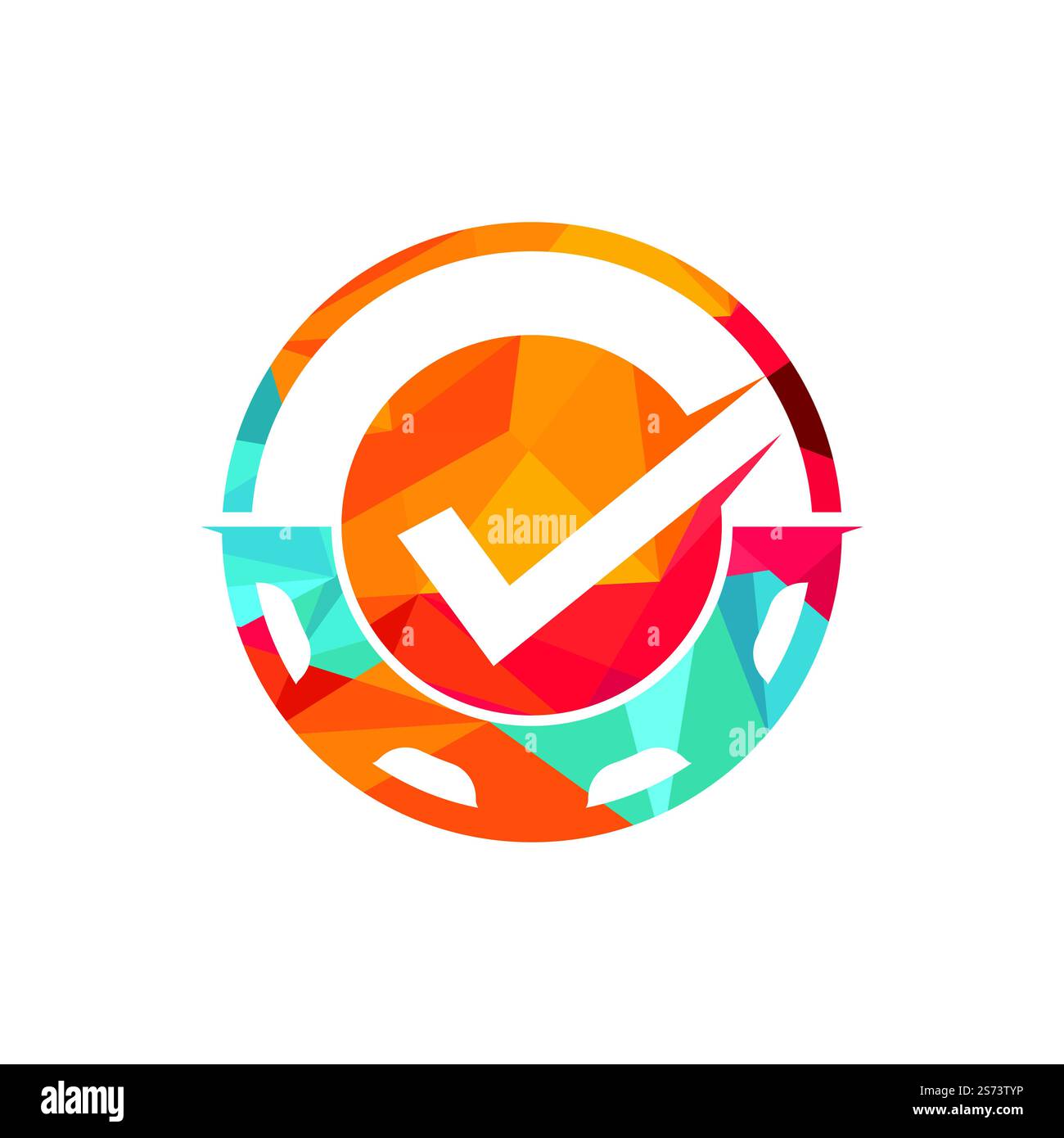 Design vettoriale del logo Gear TECH. Concetto del logo di controllo del servizio. Illustrazione Vettoriale