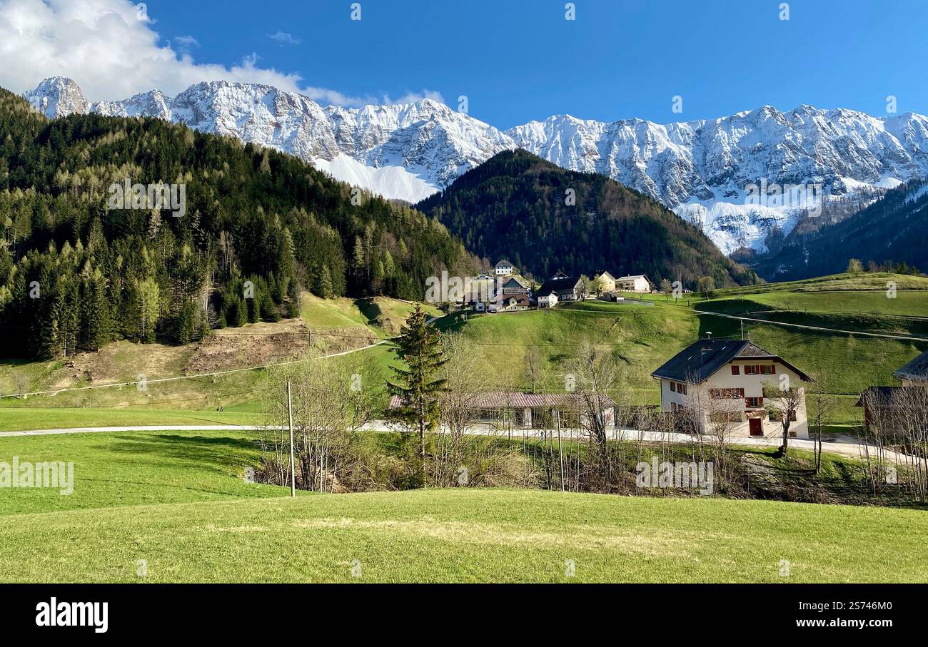Paesaggi delle Alpi austriache Foto Stock