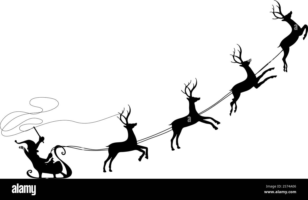 natale con cervo. Elemento di design per le vacanze invernali, gli eventi, gli sconti e le vendite. Illustrazione vettoriale. Illustrazione Vettoriale