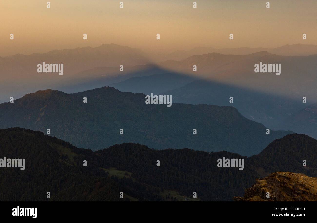 Paesaggio himalayano, India Foto Stock