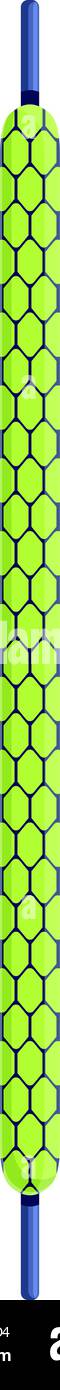 Moderno vettore cartoni animati con icona verde a forma di lacci. Stringa di scarpe. corda con lacci. Moderno vettore cartoni animati con icona verde a forma di lacci. Stringa di scarpe Illustrazione Vettoriale
