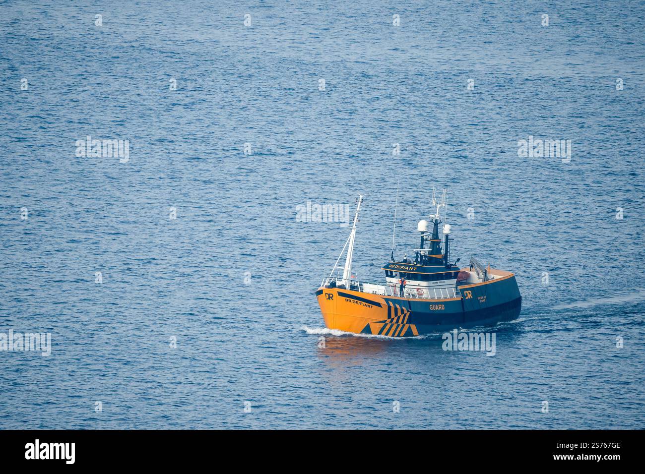 Gv Defiant. Inseguimento, Guardia, ispezione o supporto in movimento Foto Stock