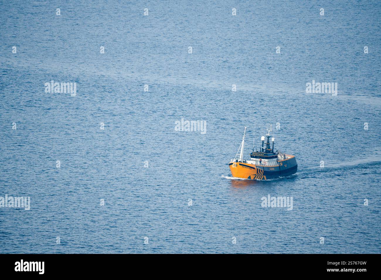 Gv Defiant. Inseguimento, Guardia, ispezione o supporto in movimento Foto Stock