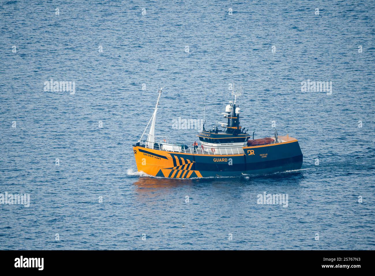 Gv Defiant. Inseguimento, Guardia, ispezione o supporto in movimento Foto Stock