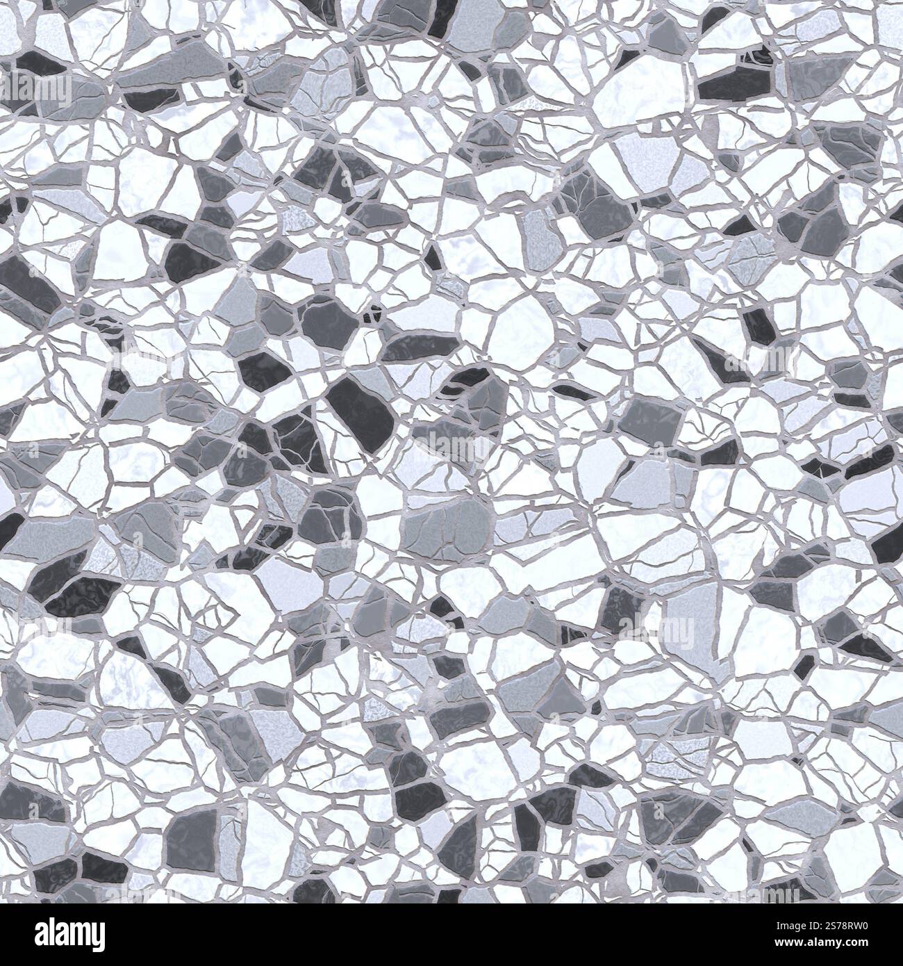 Una illustrazione di una perfetta texture piastrelle Foto Stock