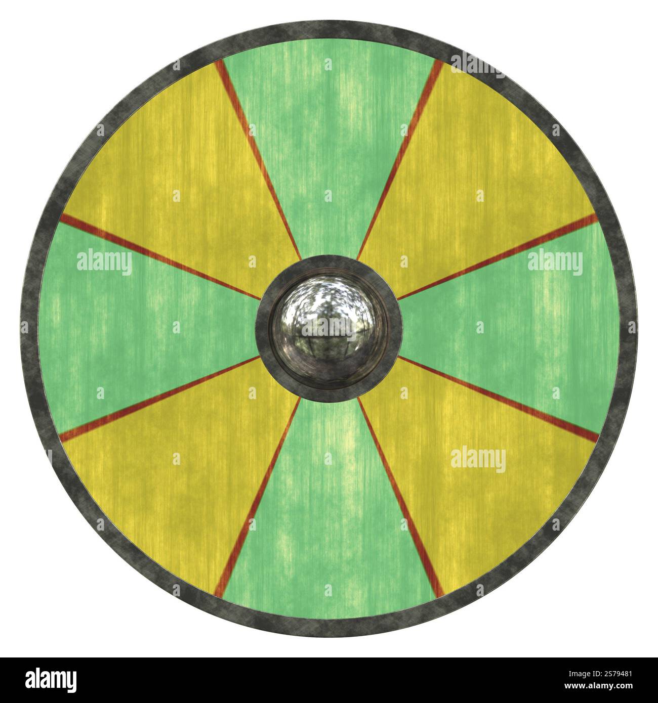 Una illustrazione di una bella viking trama della protezione Foto Stock