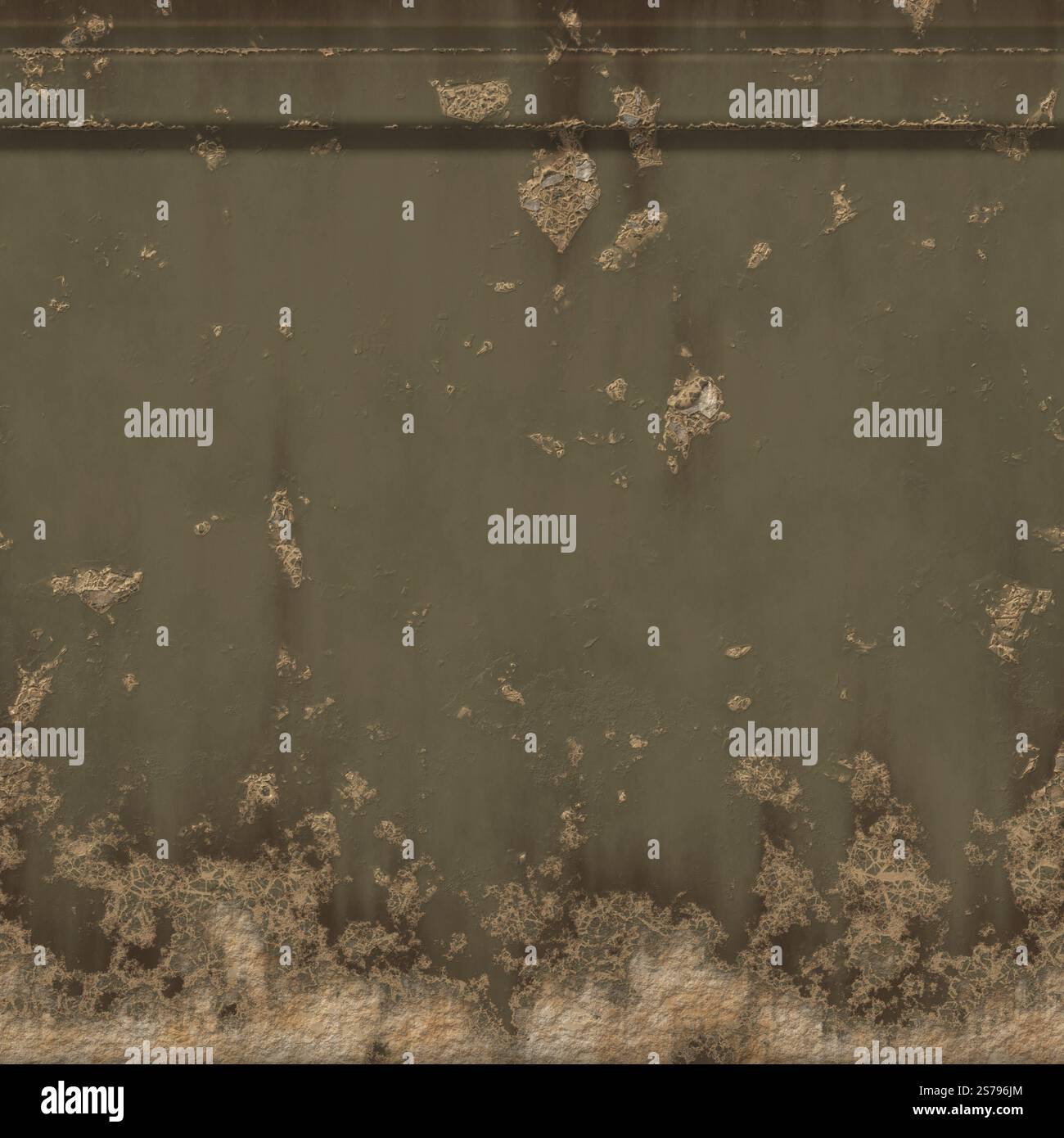 Una illustrazione di un metallo arrugginito texture di piastra Foto Stock