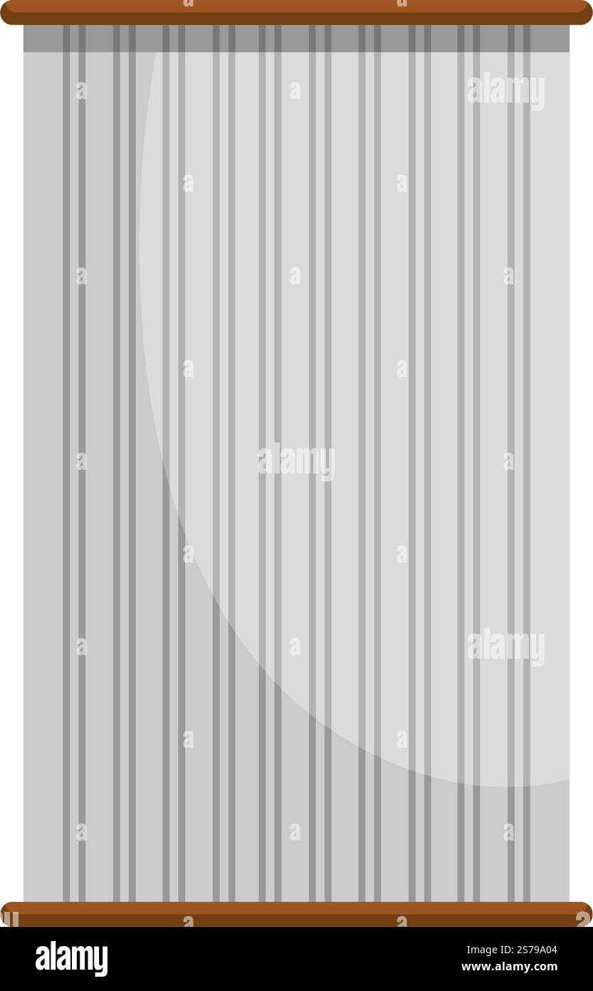 cartone animato riscaldatore a gas. segnale riscaldatore gas. illustrazione vettoriale del simbolo isolato. illustrazione vettoriale del cartoni animati del riscaldatore a gas Illustrazione Vettoriale