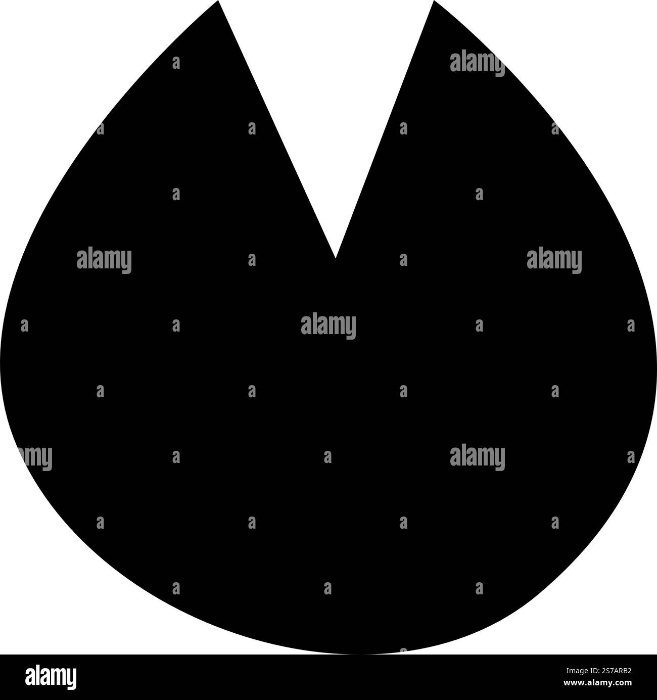 Icona delle impronte di cavallo in stile linea grafica, carino percorso animale, illustrazione vettoriale su sfondo trasparente Illustrazione Vettoriale