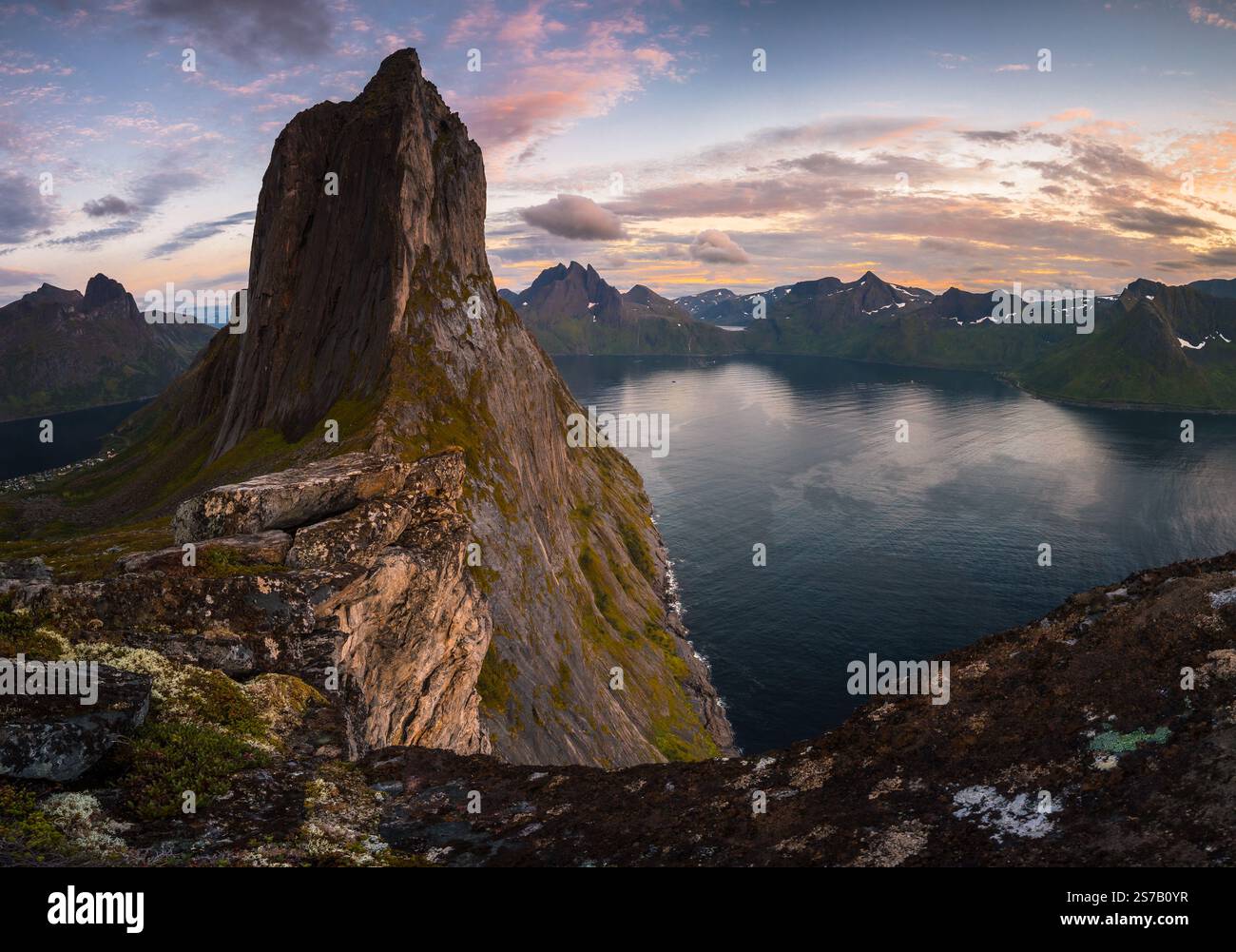 Meravigliosa natura della Norvegia Foto Stock