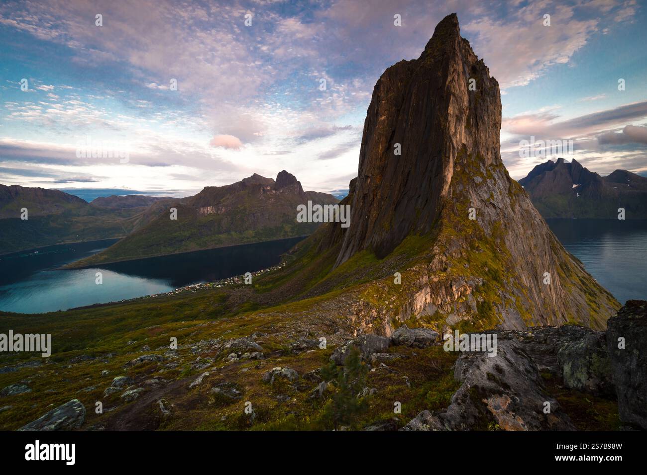 Meravigliosa natura della Norvegia Foto Stock