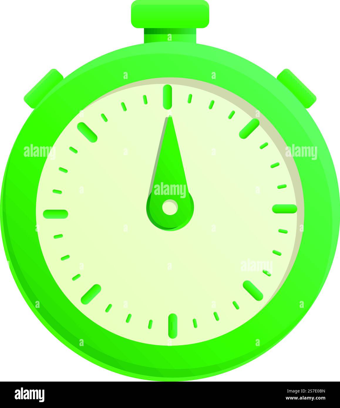 Icona del conto alla rovescia del cronometro vettore del cartone animato. Orologio timer. Ferma il tempo. Icona del conto alla rovescia del cronometro vettore del cartone animato. Orologio timer Illustrazione Vettoriale