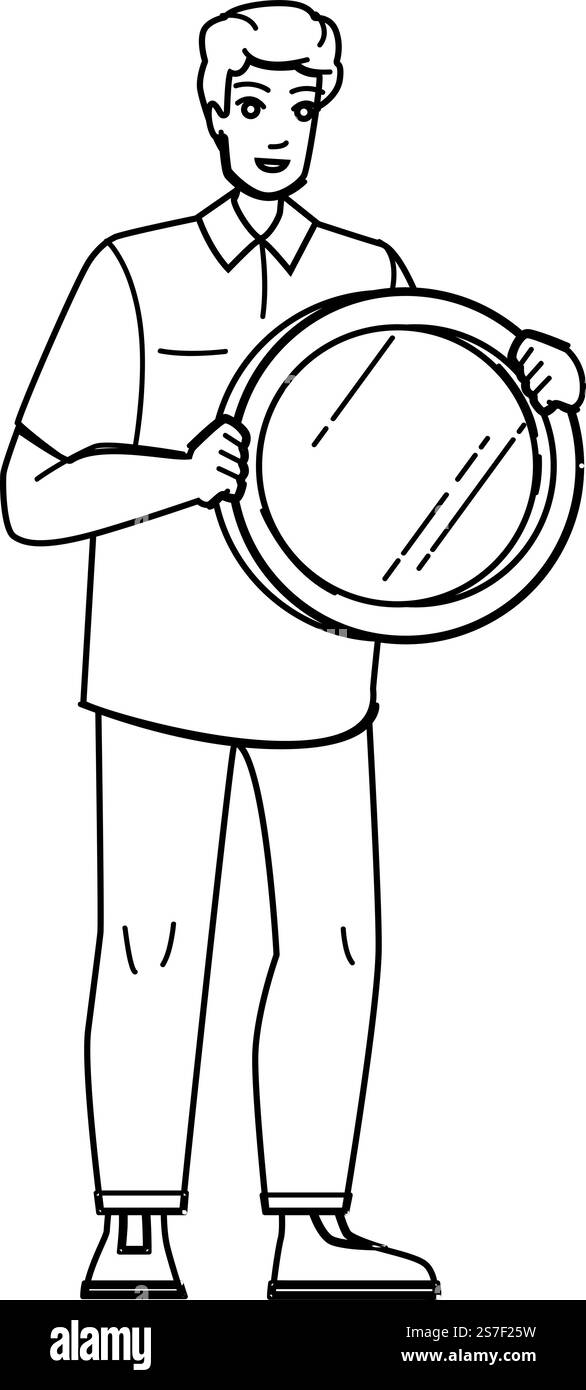 risparmia denaro vettoriale. valuta finanziaria, contante aziendale, investimenti finanziari, moneta bancaria, prestito a mano per risparmiare denaro. Illustrazione delle persone. risparmia denaro vettoriale Illustrazione Vettoriale