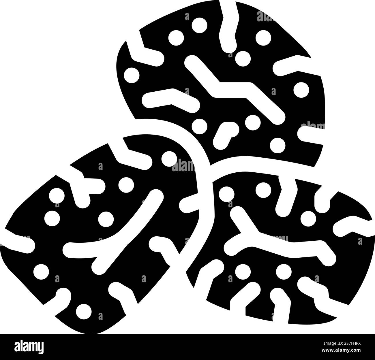 vettore icona glifo di frutta secca alla banana. segnale di frutta secca alla banana. illustrazione del simbolo isolato. illustrazione del vettore dell'icona del glifo di frutta secca alla banana Illustrazione Vettoriale