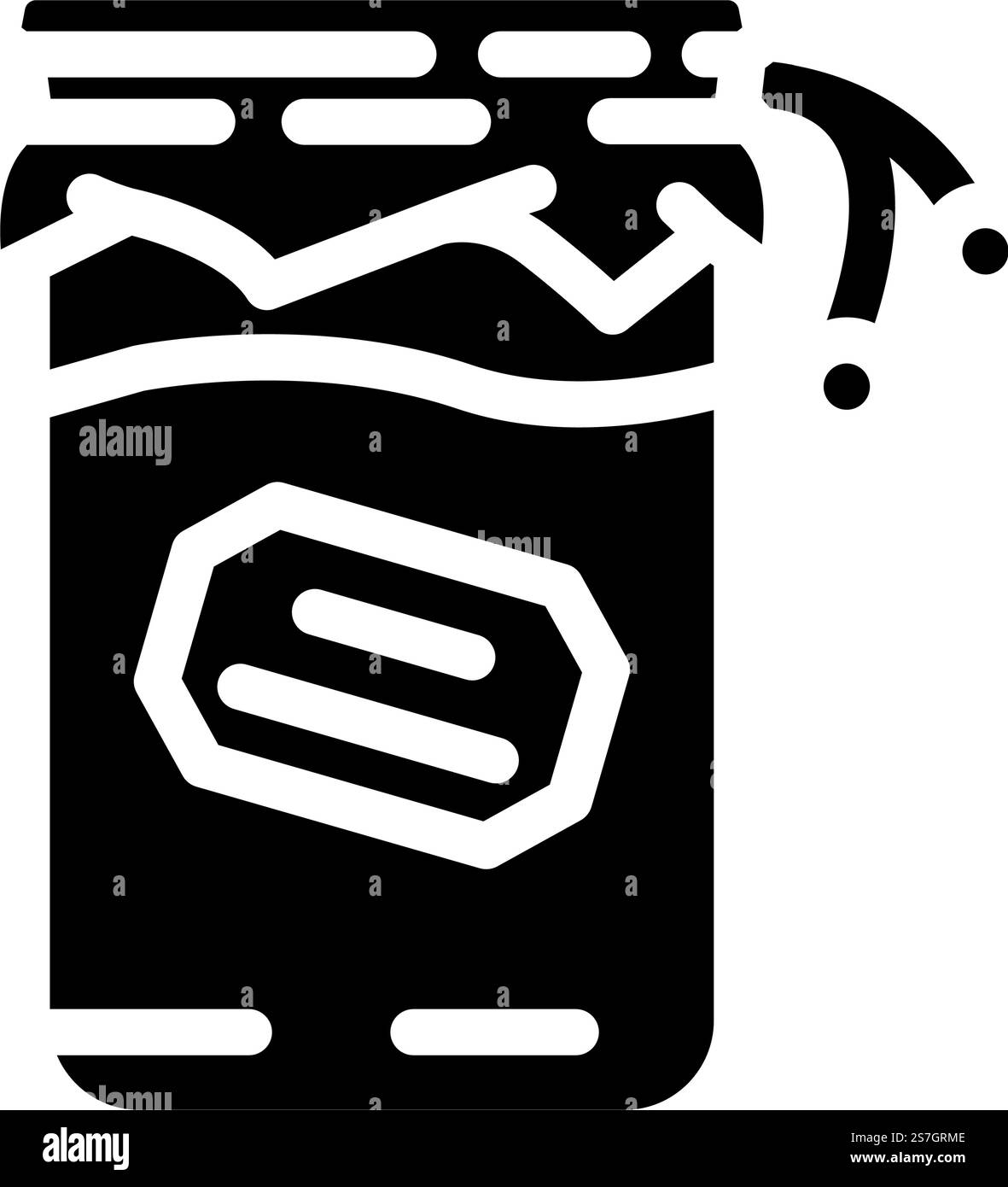 marmellata stagione autunnale glifo icona vettore. insegna della stagione autunnale illustrazione del simbolo isolato. illustrazione vettoriale dell'icona del glifo della stagione autunnale della marmellata Illustrazione Vettoriale