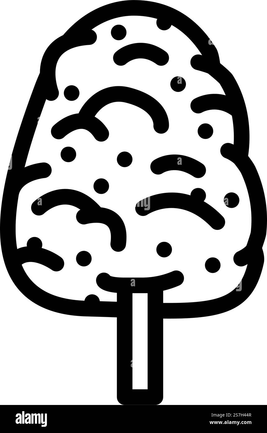 carnevale di caramelle di cotone vintage show line icon vector. cartello spettacolo vintage carnevale di caramelle di cotone. illustrazione nera del simbolo del contorno isolato. illustrazione vettoriale dell'icona della linea dello spettacolo vintage del carnevale di caramelle di cotone Illustrazione Vettoriale