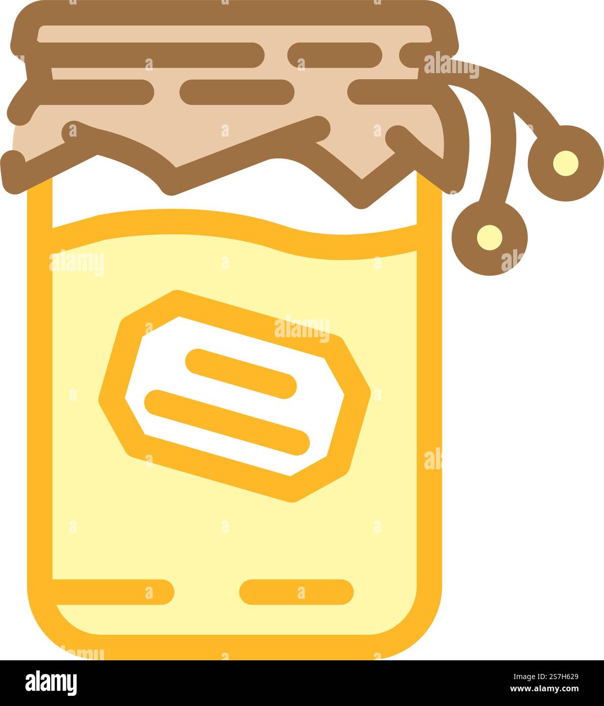 vettore icona colori stagione autunnale della marmellata. insegna della stagione autunnale illustrazione del simbolo isolato. illustrazione vettoriale dell'icona del colore della stagione autunnale Illustrazione Vettoriale