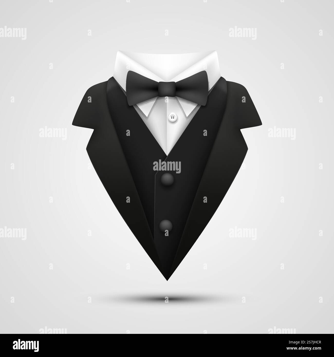 Il colletto della giacca su sfondo bianco. Illustrazione vettoriale Illustrazione Vettoriale