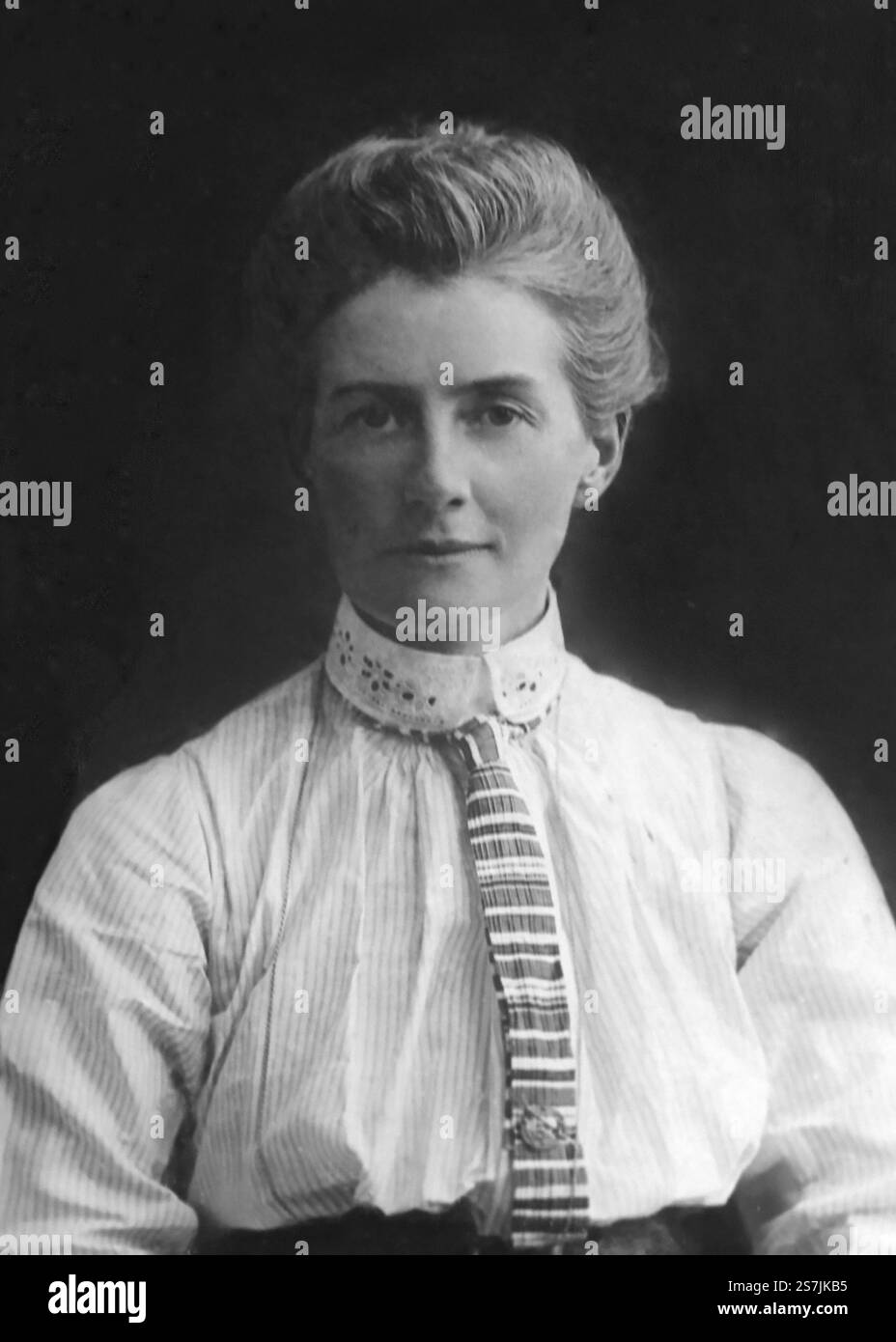 Edith Cavell, Edith Louisa Cavell (1865 – 1915) infermiera britannica giustiziata dai tedeschi durante la prima guerra mondiale Foto Stock