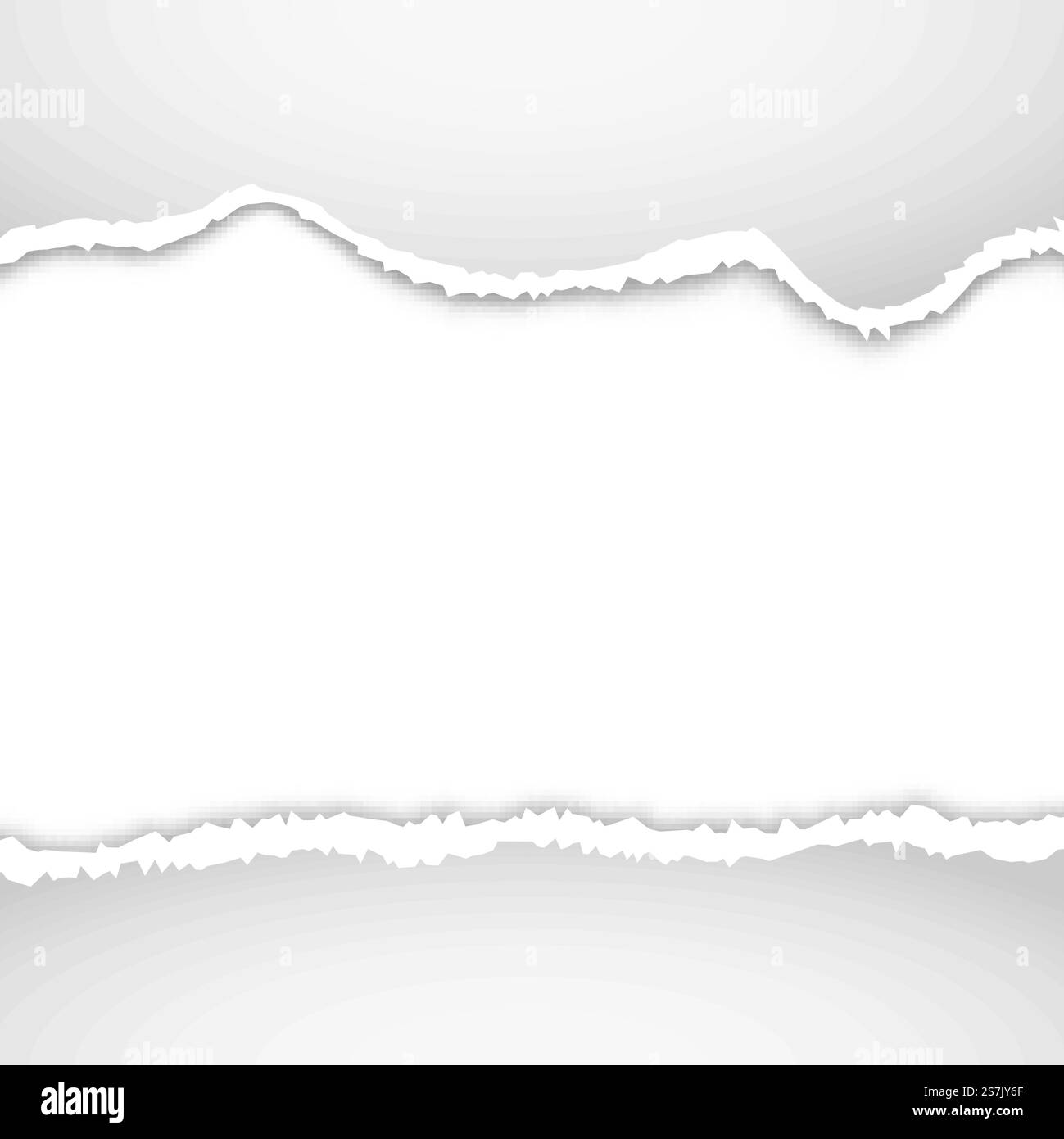Sfondo vettoriale carta strappato. Design con bordo strappato di illustrazioni o striscioni strappati con ombreggiatura. Sfondo vettoriale carta strappato. Design con bordo strappato di illustrazioni o striscioni strappati con ombra Illustrazione Vettoriale