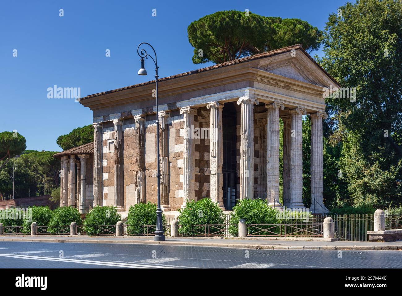 Il Tempio di Portunus, Roma, Italia Foto Stock