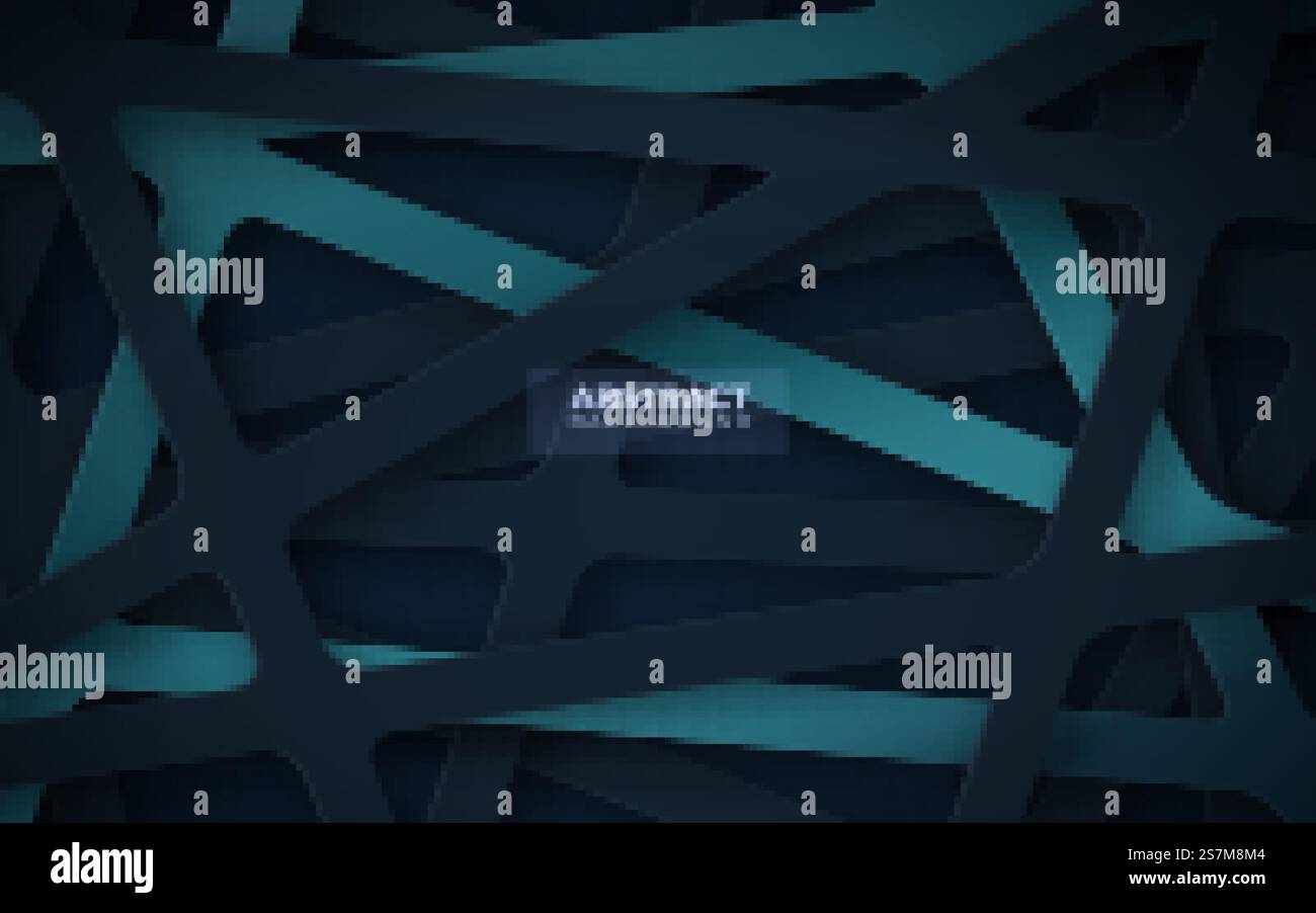 Sfondo blu. La geometria di sfondo astratto blu scuro risplende e il vettore degli elementi di livello per la progettazione di presentazioni. Progettazione vettoriale per aziende, aziende, istituzioni, feste, feste, seminario e colloqui Illustrazione Vettoriale