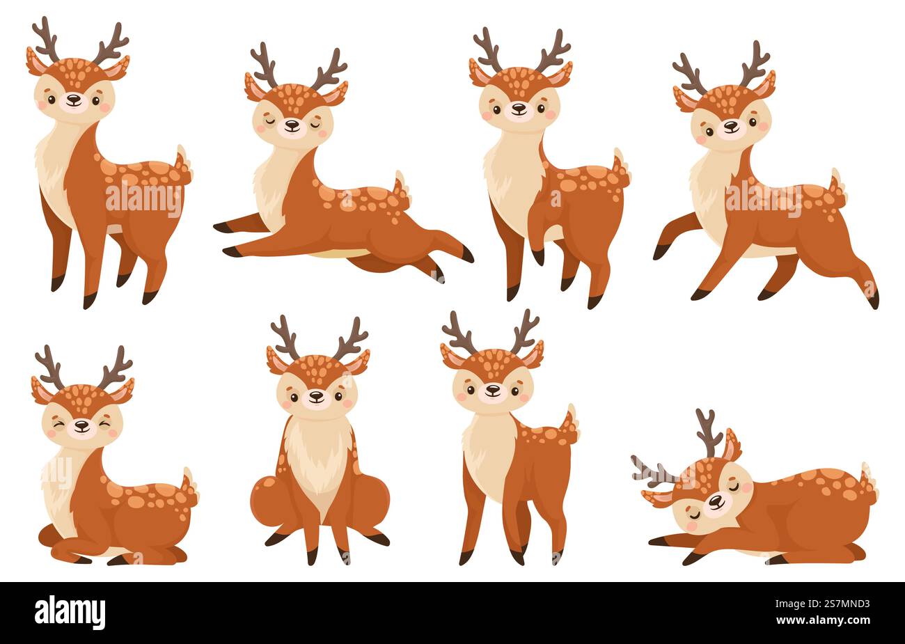 Carino cervo cartoni animati. Renne in corsa, fawn della fauna selvatica e bambini con cervi. Il personaggio delle renne di Natale o il mammifero dei cervi della foresta. Set di icone di illustrazione vettoriale isolate. Carino cervo cartoni animati. Set illustrativo vettoriale per bambini con renne in esecuzione, fawn della fauna selvatica e cervi Illustrazione Vettoriale Carino cervo cartoni animati. Renne in corsa, fawn della fauna selvatica e bambini con cervi. Il personaggio delle renne di Natale o il mammifero dei cervi della foresta. Set di icone di illustrazione vettoriale isolate. Carino cervo cartoni animati. Set illustrativo vettoriale per bambini con renne in esecuzione, fawn della fauna selvatica e cervi Illustrazione Vettoriale