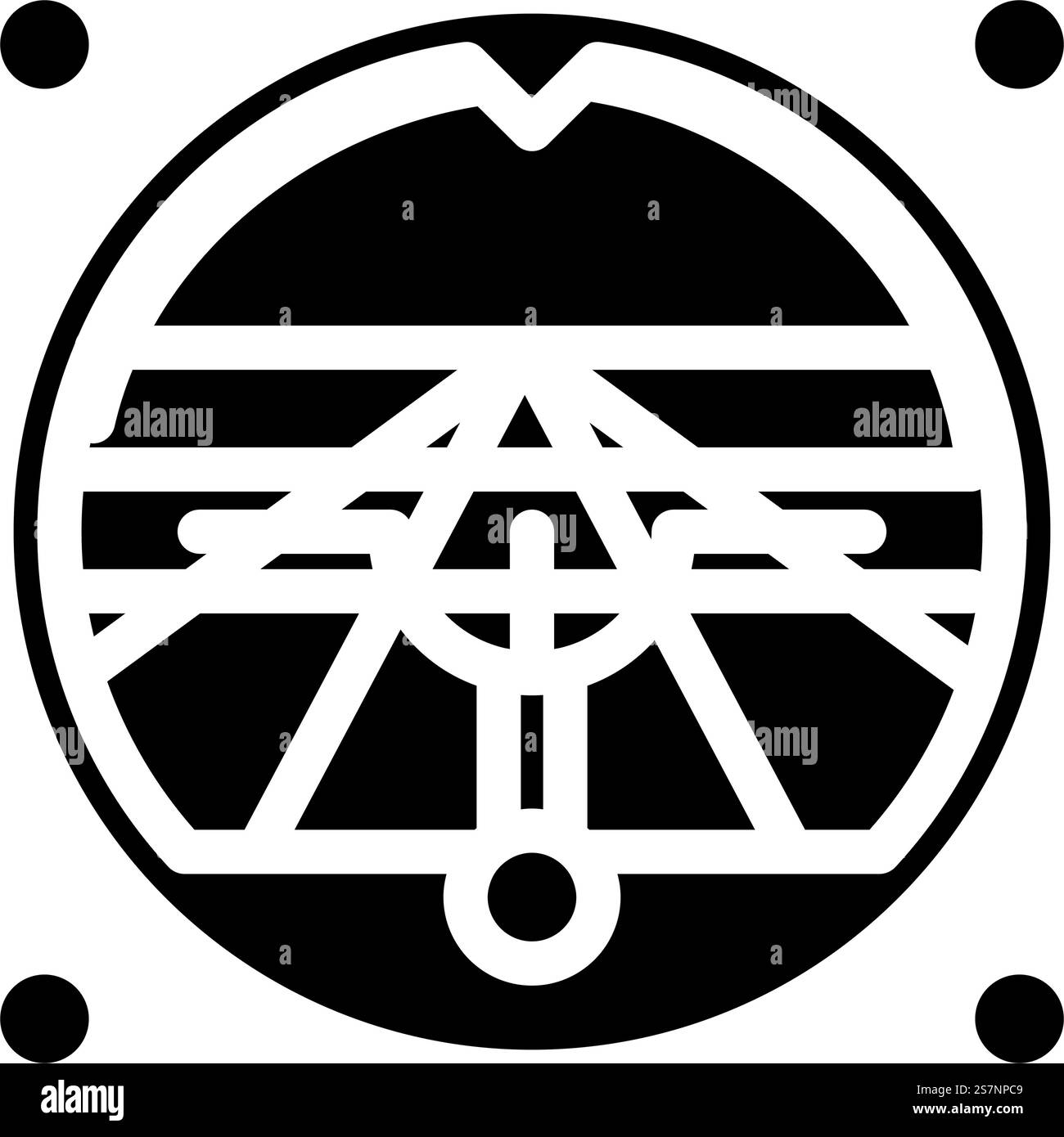 strumentazione aeronautica ingegnere aeronautico glyph icon vector. strumentazione aeronautica, cartello ingegnere aeronautico. illustrazione del simbolo isolato. illustrazione del vettore dell'icona glifo dell'ingegnere aeronautico della strumentazione aeronautica Illustrazione Vettoriale