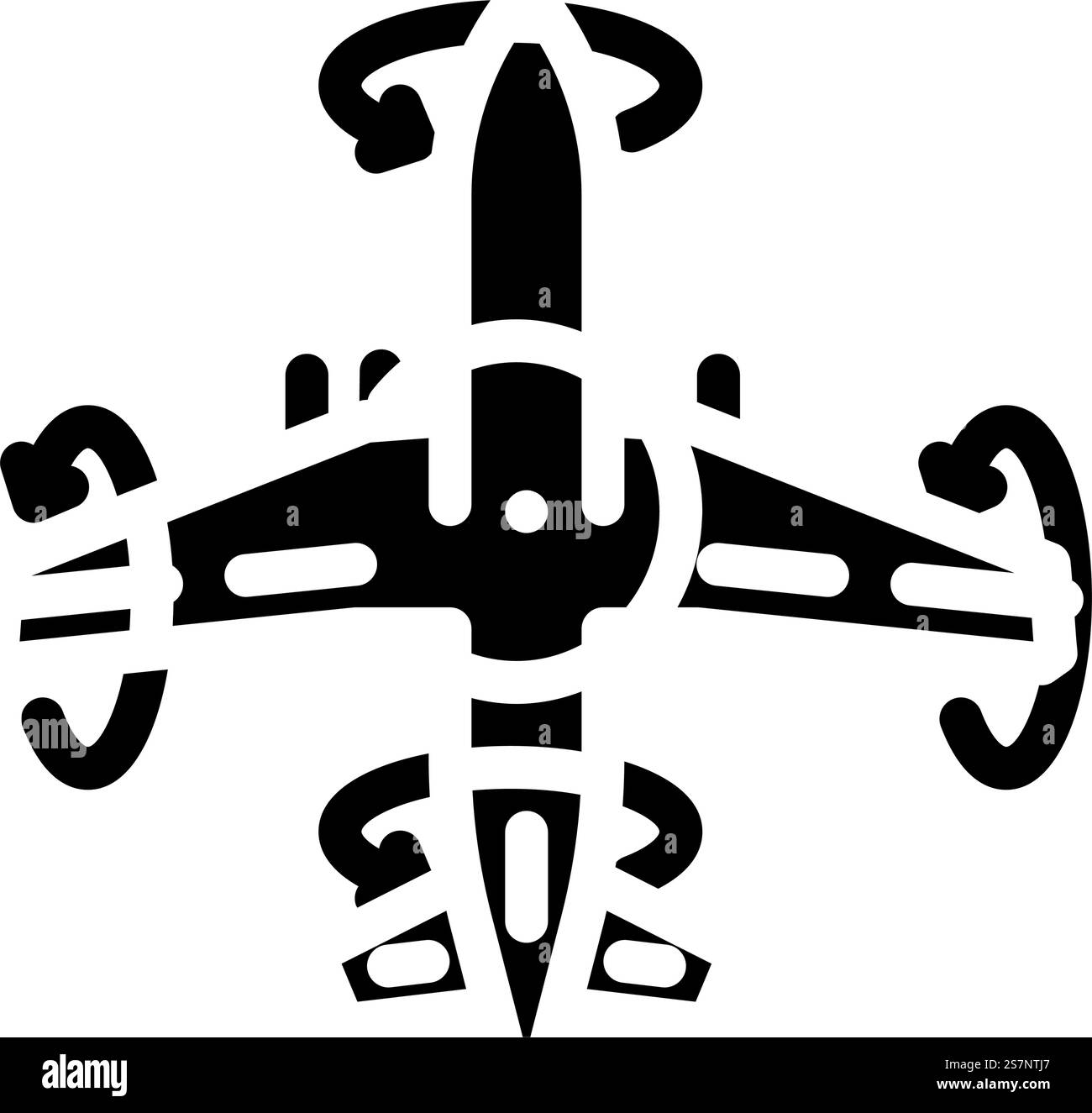 sistema di controllo del volo ingegnere aeronautico glyph icon vector. cartello ingegnere aeronautico del sistema di controllo di volo. illustrazione del simbolo isolato. illustrazione vettoriale icona glifo del sistema di controllo di volo dell'ingegnere aeronautico Illustrazione Vettoriale