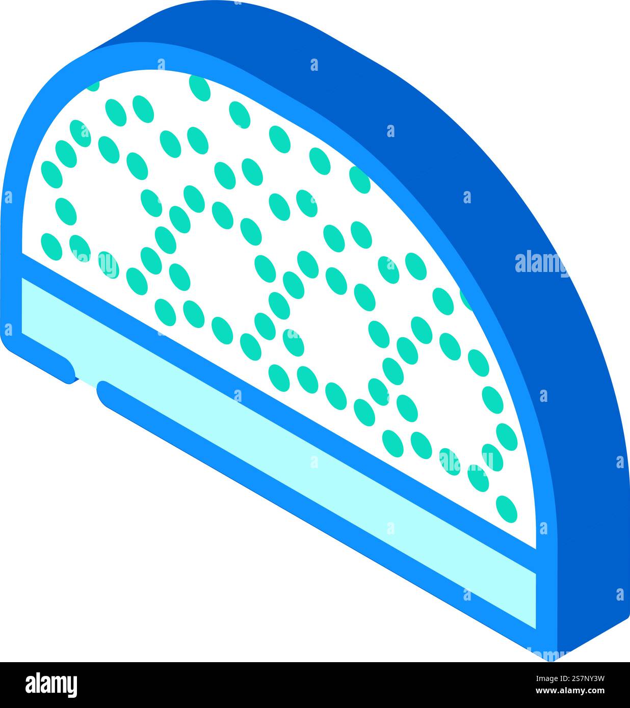 cappellino di preghiera musulmano kufi icona vettoriale isometrico. segno kufi del cappuccio di preghiera musulmano. illustrazione del simbolo isolato. illustrazione vettoriale dell'icona isometrica kufi del cappuccio di preghiera musulmano Illustrazione Vettoriale