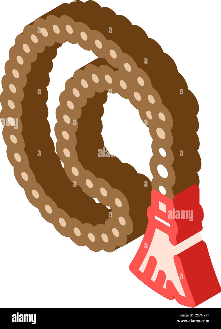 perline di preghiera misbaha vettore di icone isometriche. perline di preghiera segno misbaha. illustrazione del simbolo isolato. illustrazione vettoriale di icone isometriche misbaha perline di preghiera Illustrazione Vettoriale