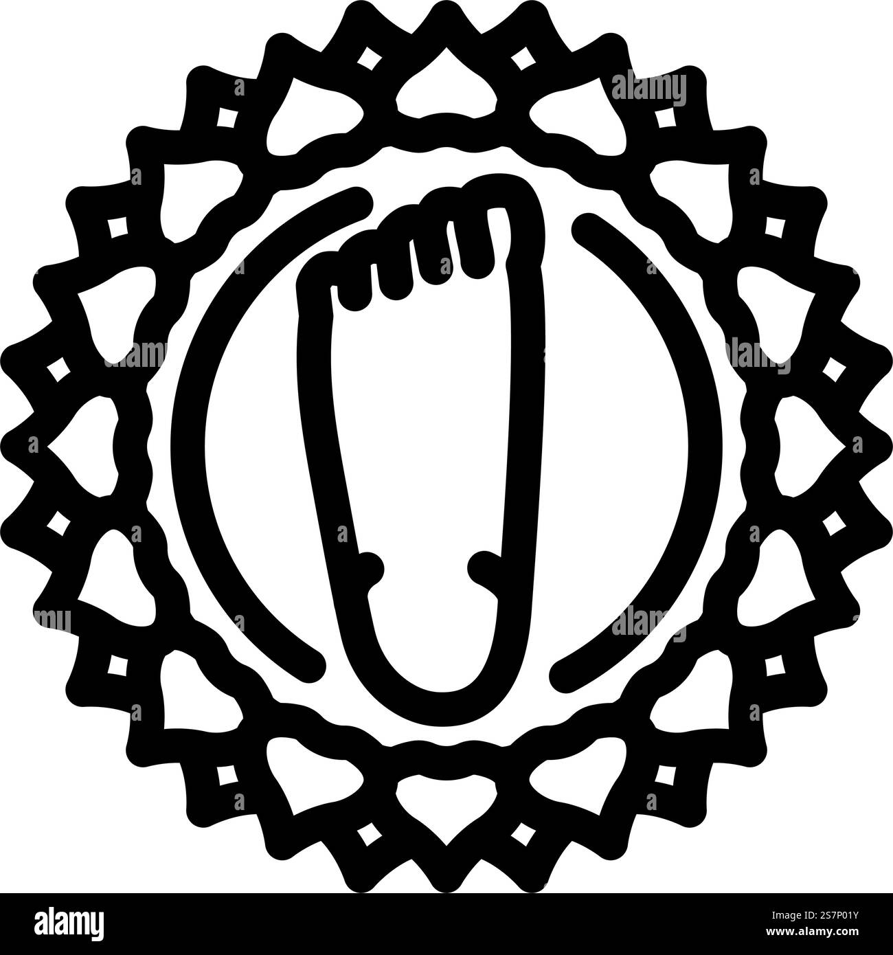 vettore icona linea piedi divino lotus feet. segno dei piedi divini di loto. illustrazione nera del simbolo del contorno isolato. illustrazione vettoriale dell'icona della linea dei piedi divini lotus feet Illustrazione Vettoriale