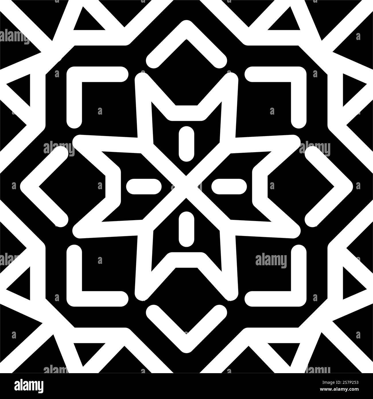 vettore icona glifo modello geometrico islamico. segno geometrico islamico. illustrazione del simbolo isolato. illustrazione vettoriale dell'icona del glifo del modello geometrico islamico Illustrazione Vettoriale