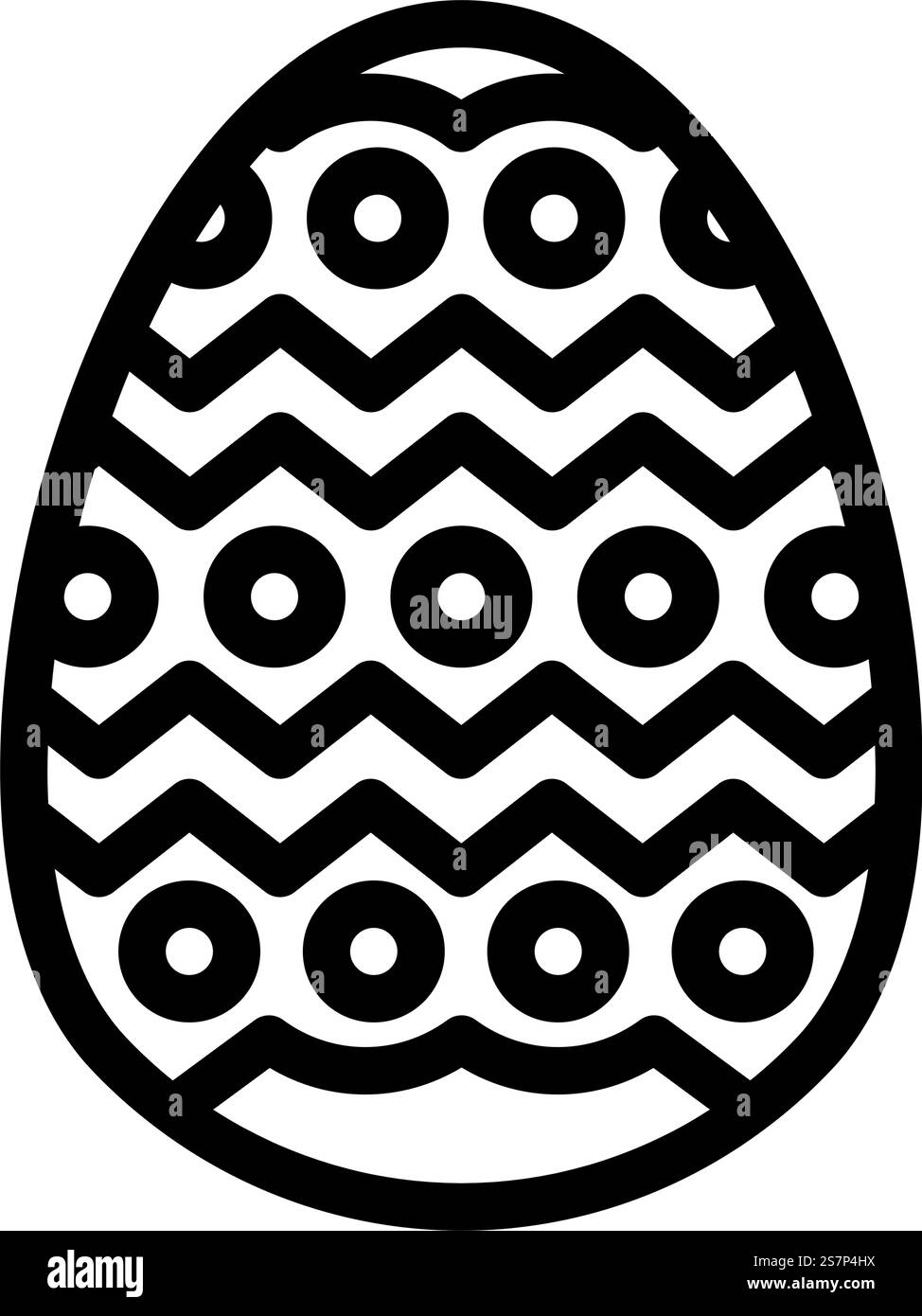 icona vettoriale della linea del cibo di fattoria con uova di pasqua. insegna del cibo di fattoria con uova di pasqua. illustrazione nera del simbolo del contorno isolato. illustrazione vettoriale dell'icona della linea di cibo dell'allevamento di pollo all'uovo di pasqua Illustrazione Vettoriale