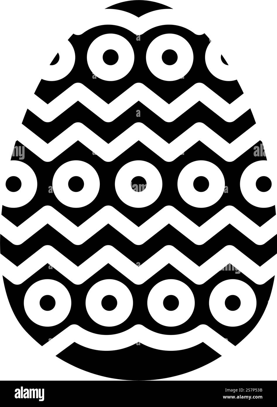 icona del glifo del mangime di pollo all'uovo di pasqua. insegna del cibo di fattoria con uova di pasqua. illustrazione del simbolo isolato. illustrazione vettoriale dell'icona del glifo del mangime di pollo all'uovo di pasqua Illustrazione Vettoriale